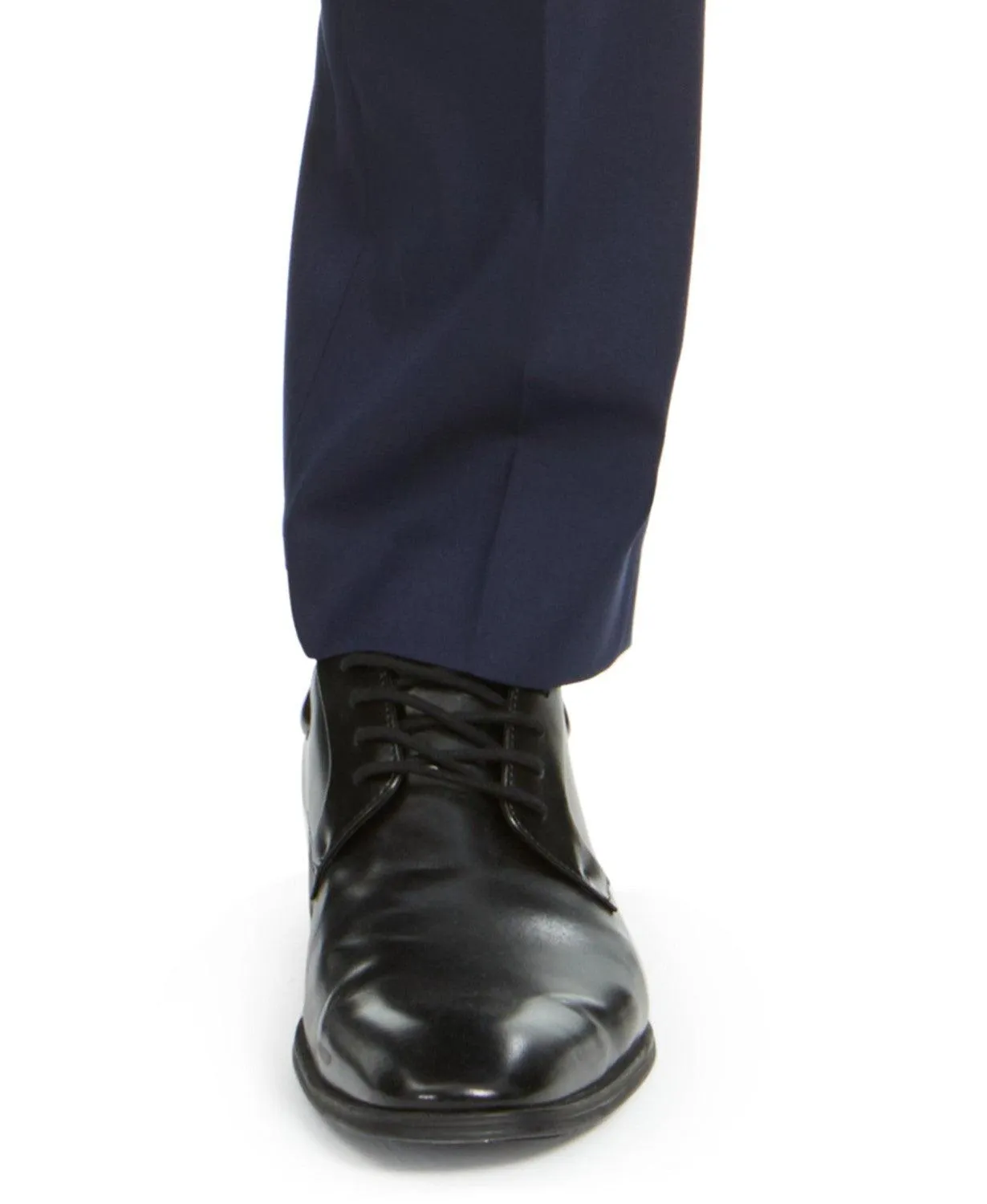 Alfani Mens  fit Dress Pants 38 / 32 Navy Blue Solid