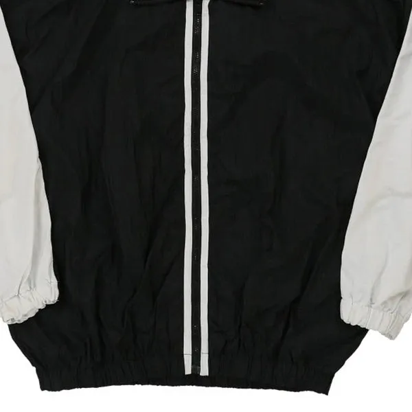 Athletic Works Track Jacket - XL Black & White Nylon Blend