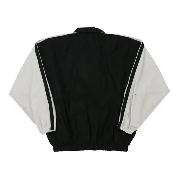 Athletic Works Track Jacket - XL Black & White Nylon Blend
