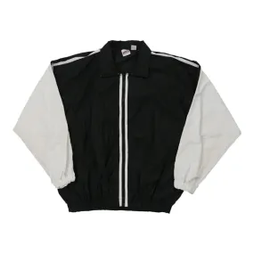 Athletic Works Track Jacket - XL Black & White Nylon Blend
