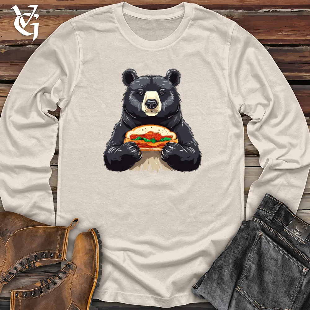 Black Bear with Hoagie Long Sleeve