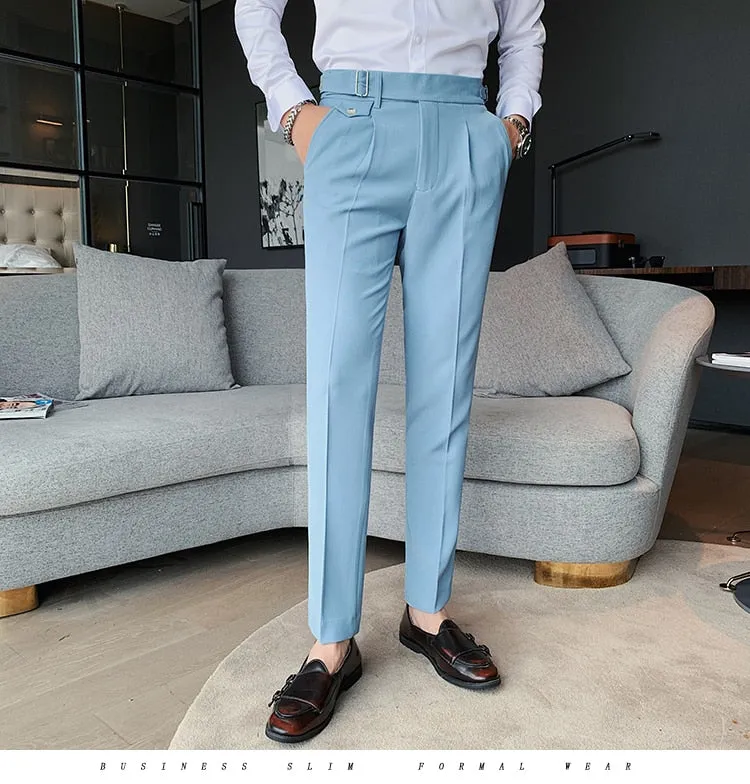 British Style Slim Fit Suit Pant