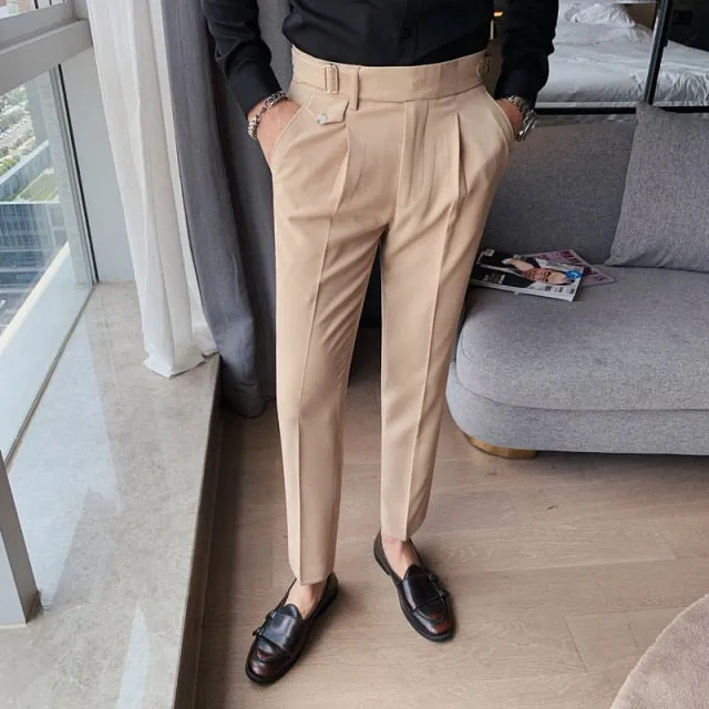British Style Slim Fit Suit Pant