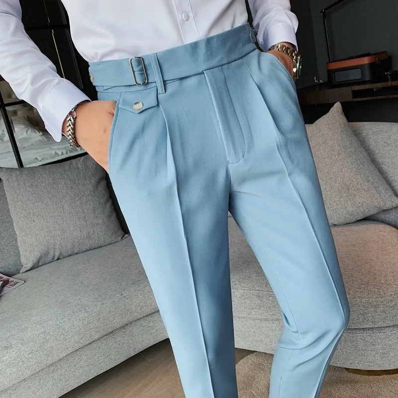British Style Slim Fit Suit Pant
