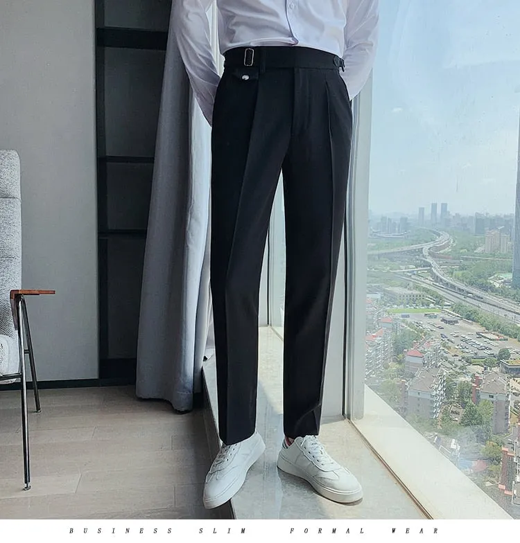 British Style Slim Fit Suit Pant