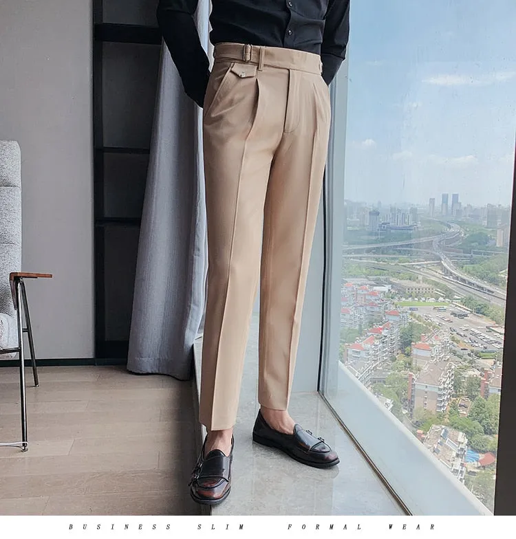 British Style Slim Fit Suit Pant