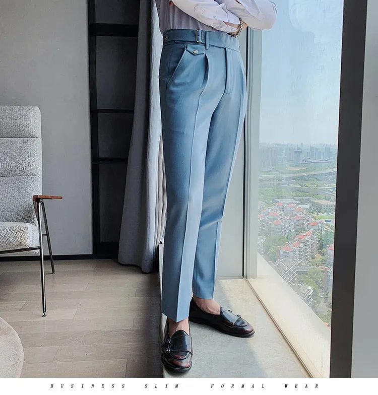 British Style Slim Fit Suit Pant