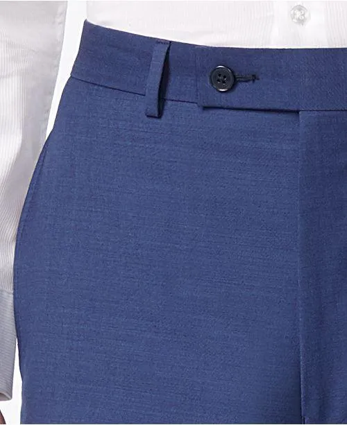 Calvin Klein Mens Slim fit Dress Pants 34 / 30 Blue Stretch