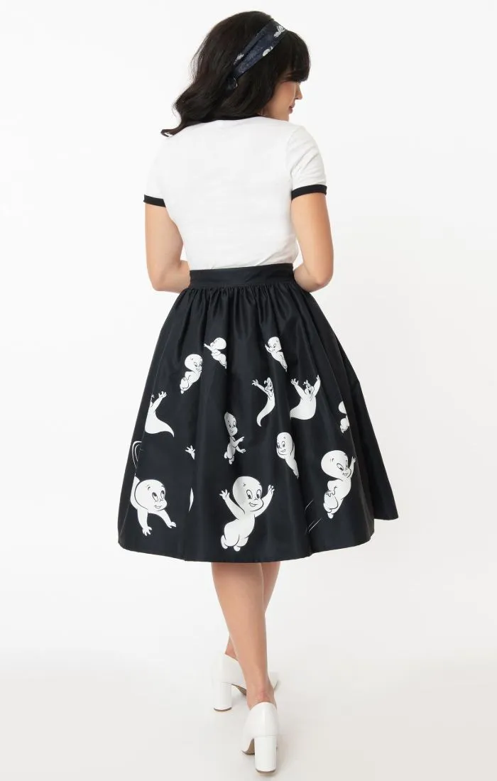 Casper Ghost Family Gellar Swing Skirt