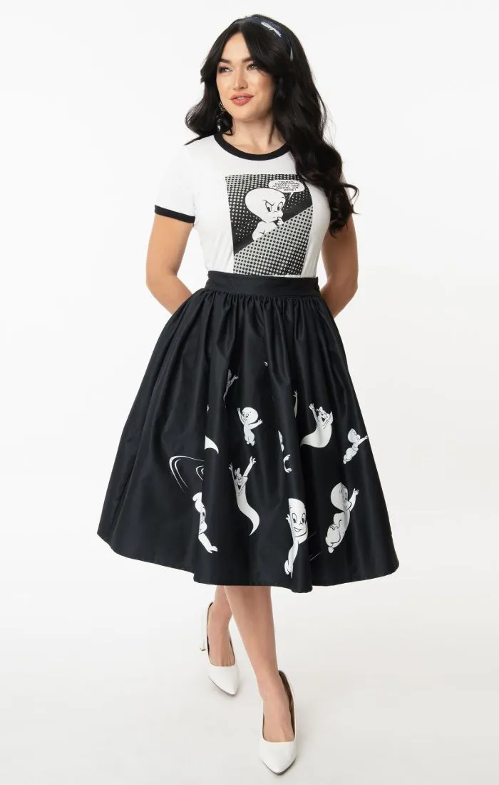 Casper Ghost Family Gellar Swing Skirt