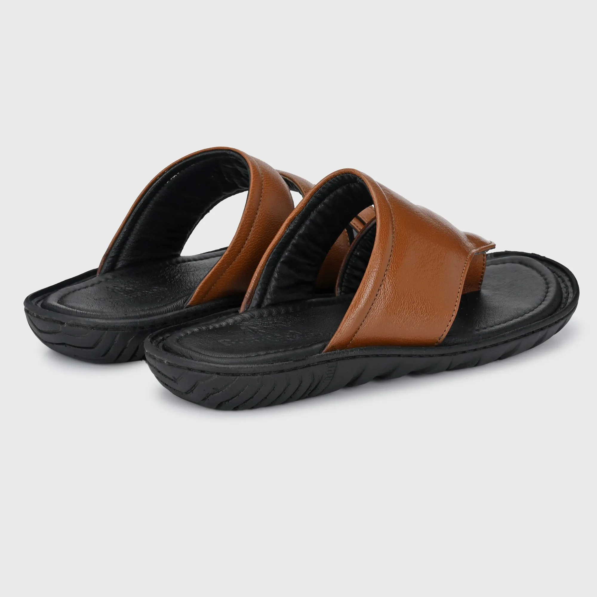 Casual Sophistication Men's Classic Leather Slippers for Men's