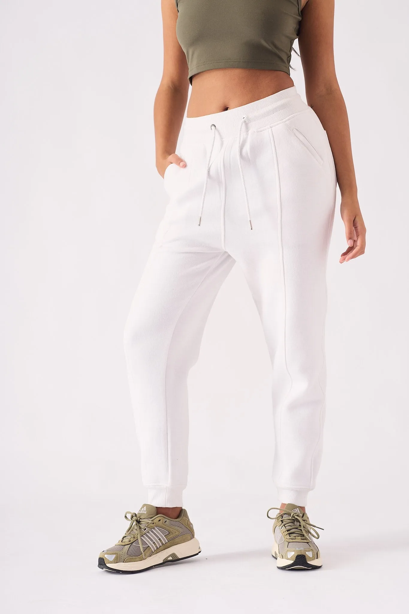 Core Motive Tapered Joggers - White