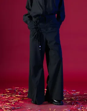 Corset-Like Deconstructed Width Pants