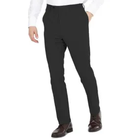Dkny Mens Modern fit Dress Pants Pants 34 / 34 Black Solid Stretch