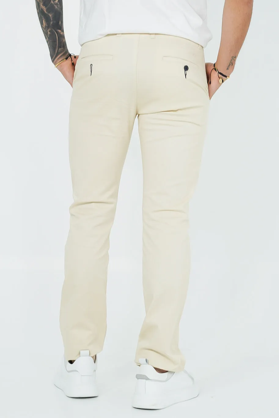 Dril Tailored Oscar De La Renta Sand