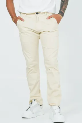 Dril Tailored Oscar De La Renta Sand