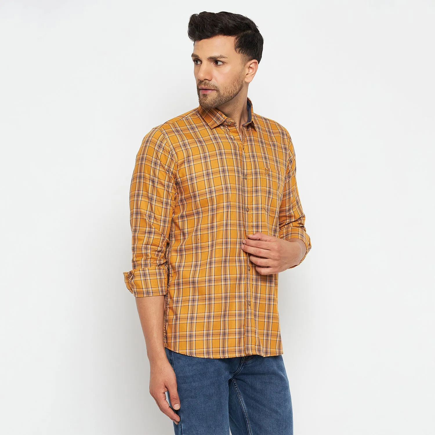 Duke Stardust Men Full Sleeve Cotton Shirt (SD8CKTBQ)
