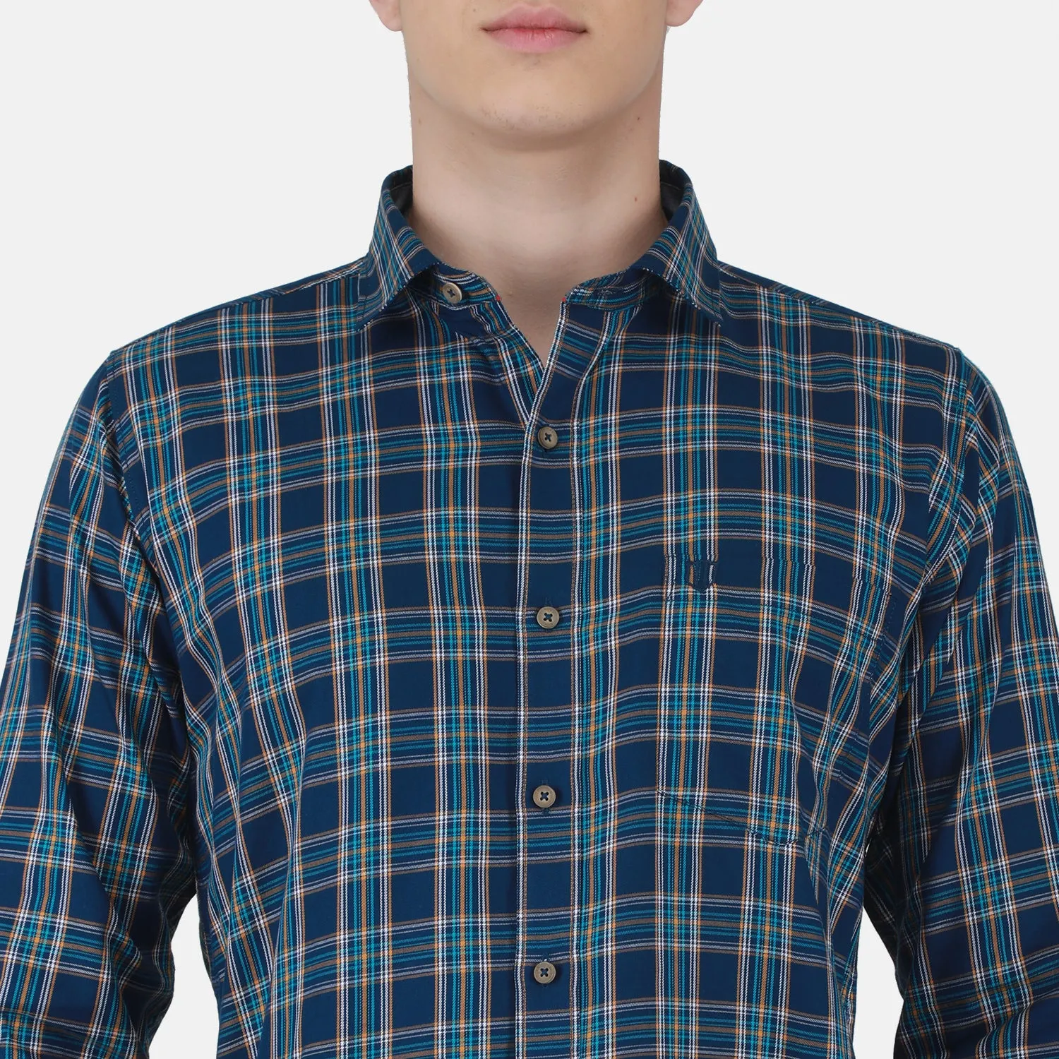 Duke Stardust Men Full Sleeve Cotton Shirt (SD8CKTBQ)