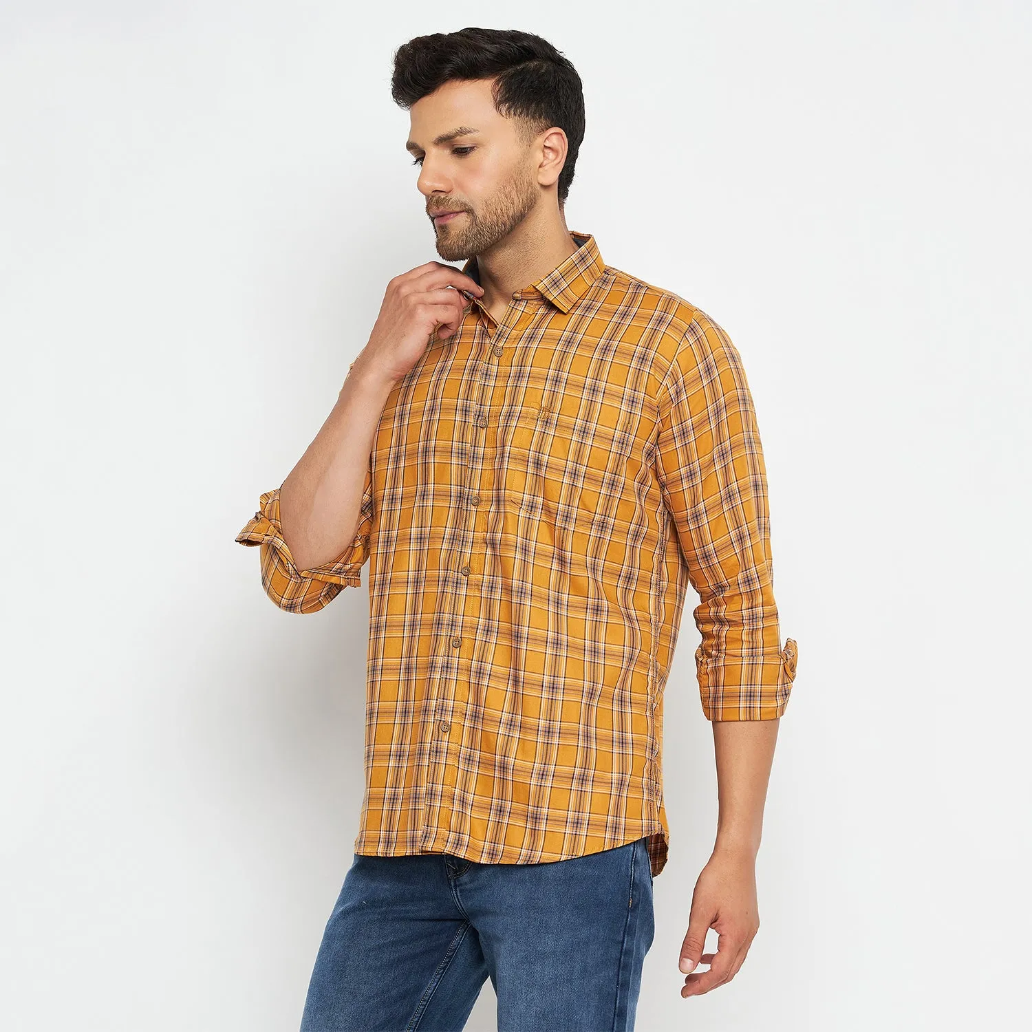 Duke Stardust Men Full Sleeve Cotton Shirt (SD8CKTBQ)