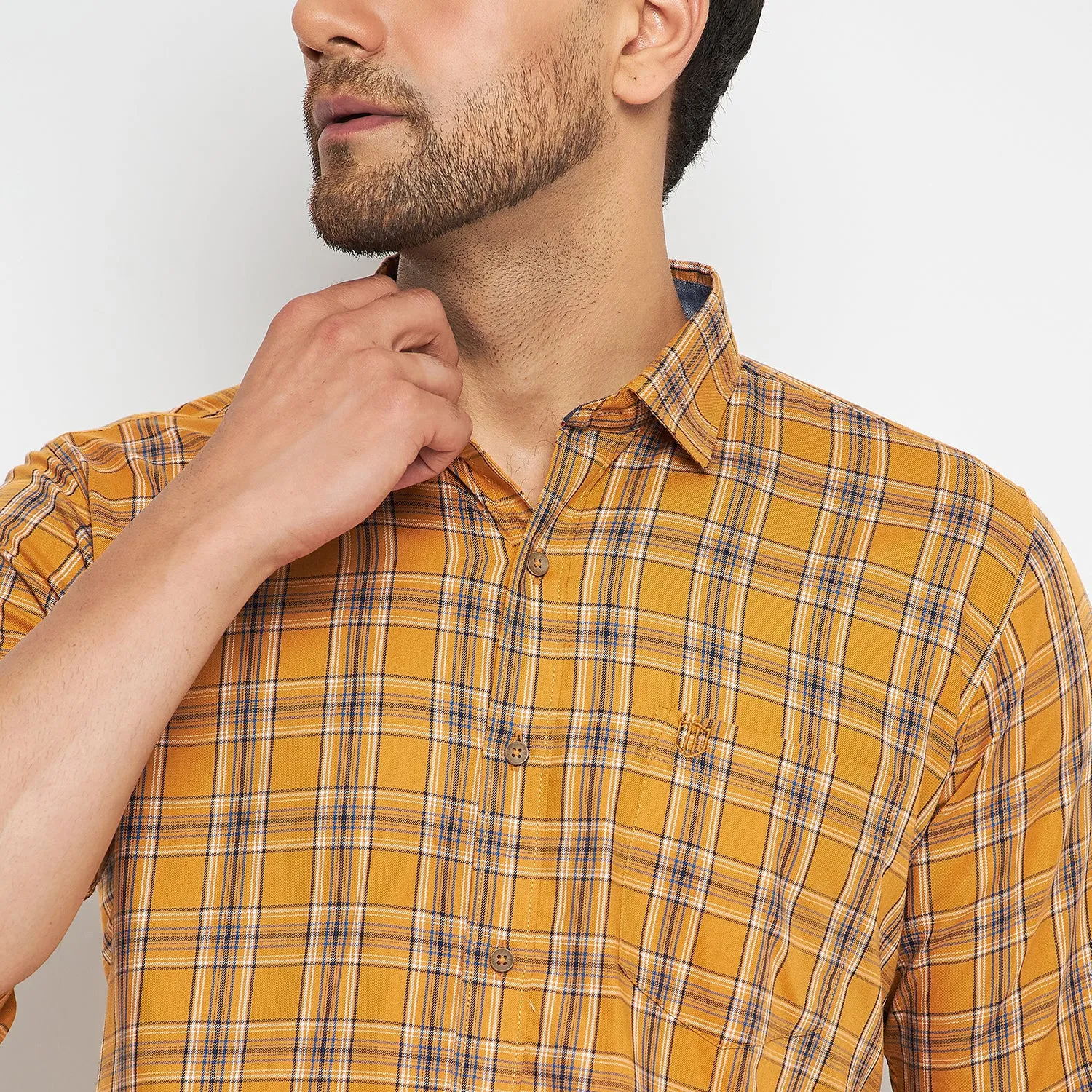 Duke Stardust Men Full Sleeve Cotton Shirt (SD8CKTBQ)