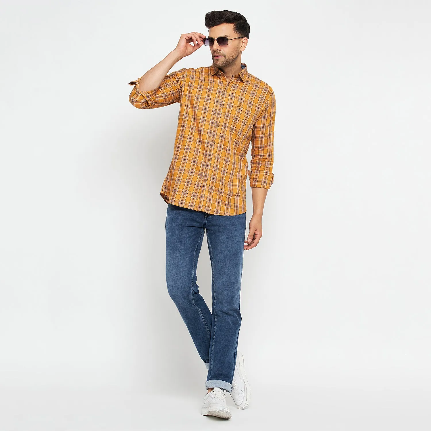 Duke Stardust Men Full Sleeve Cotton Shirt (SD8CKTBQ)
