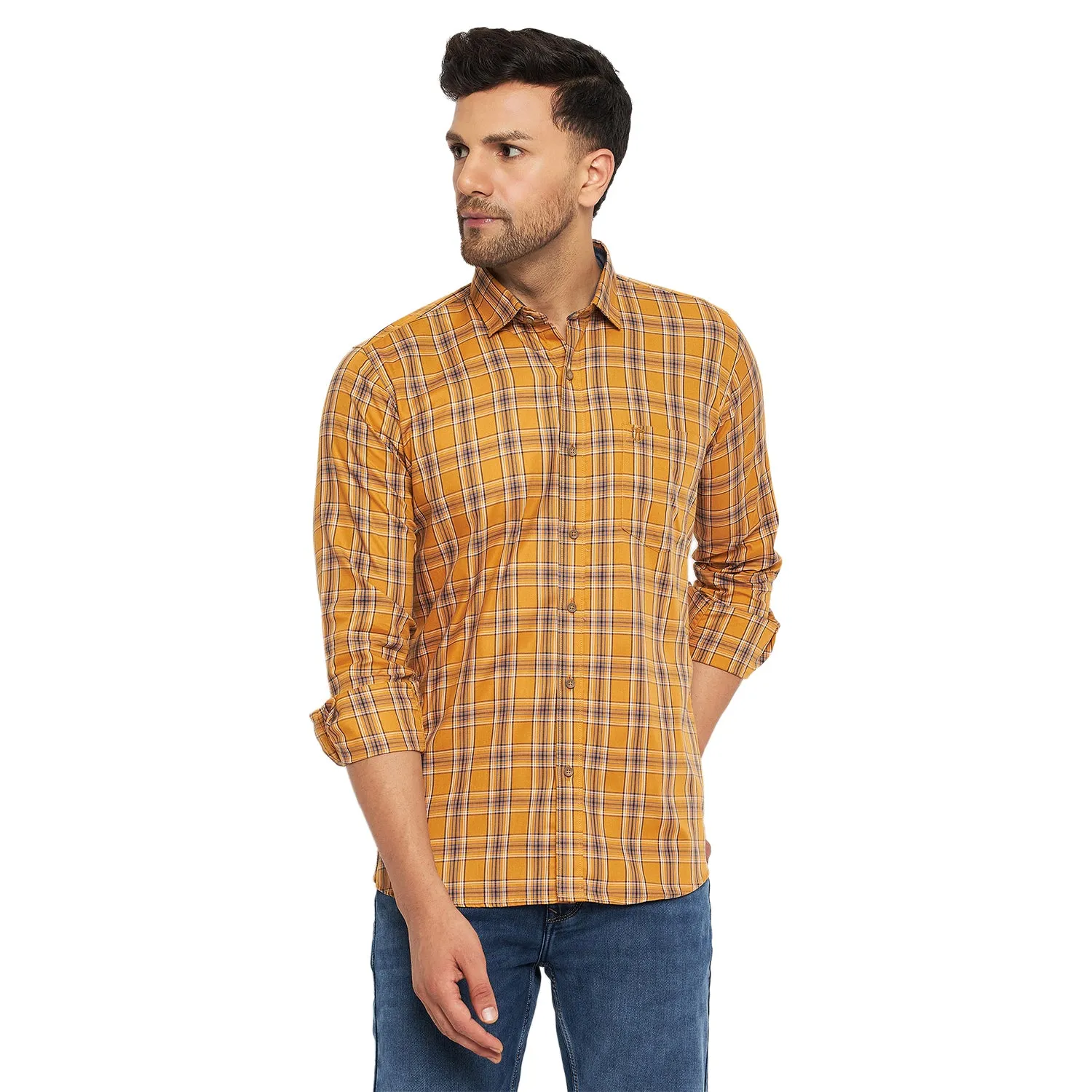 Duke Stardust Men Full Sleeve Cotton Shirt (SD8CKTBQ)