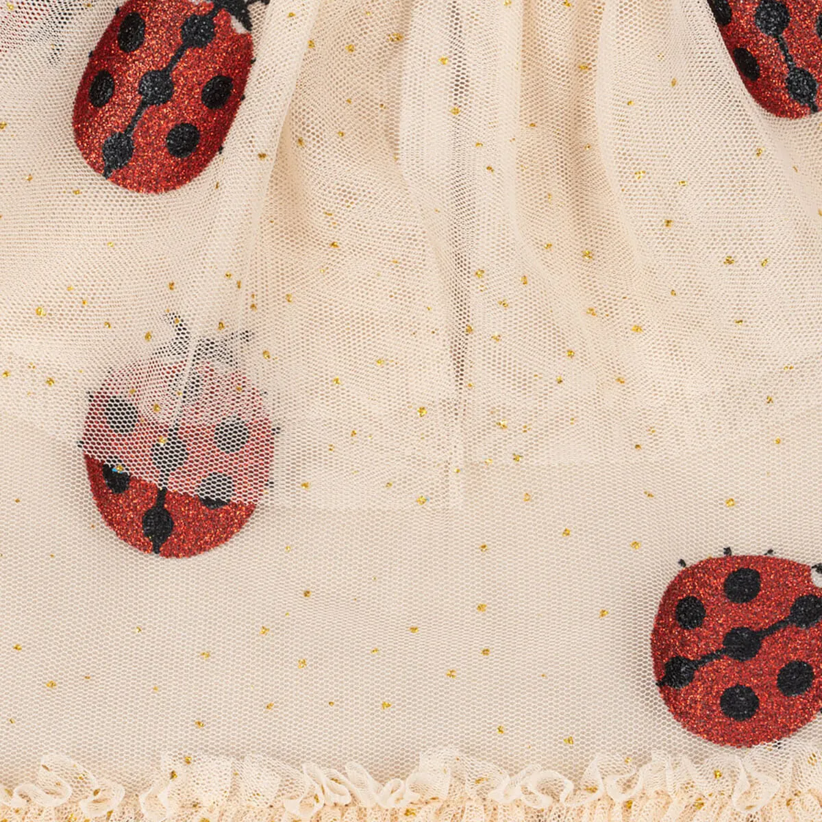 Fayette Dress in Ladybug Glitter by Konges Slojd