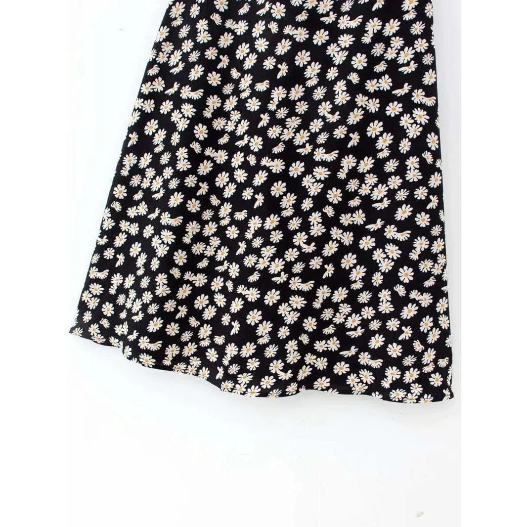 Floral High Waist Skirt