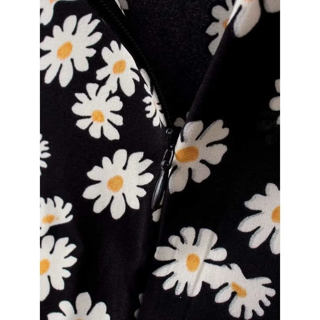 Floral High Waist Skirt