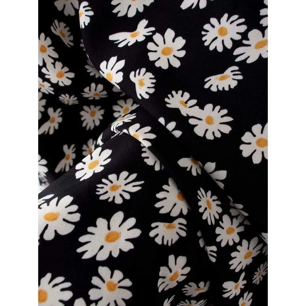 Floral High Waist Skirt