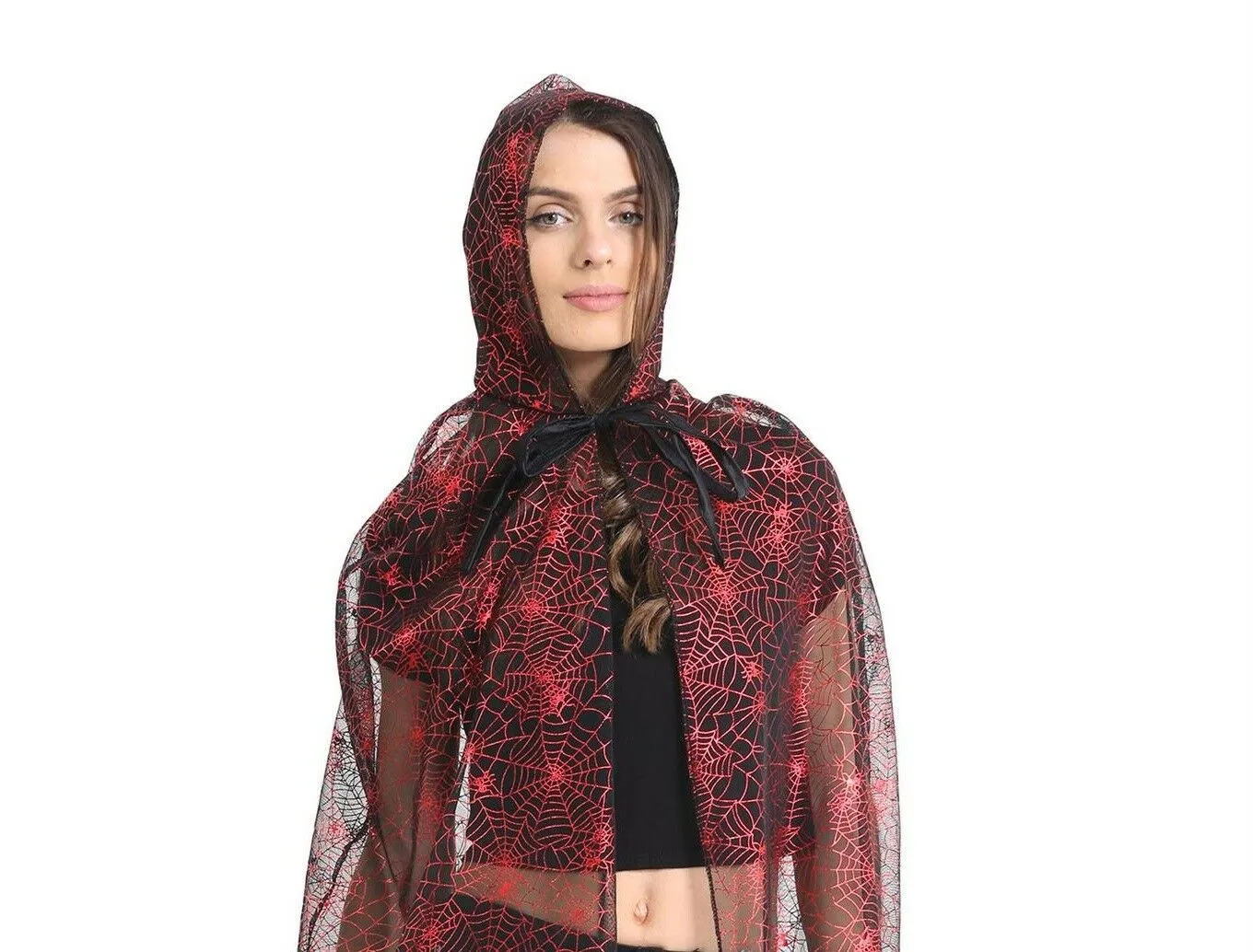 Halloween Spider Web Cape & Skirt