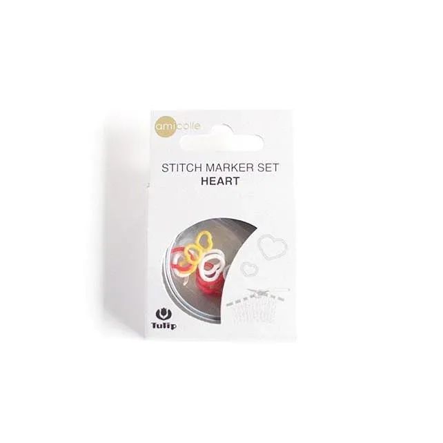 Heart Stitch Marker Set - NEW Size!