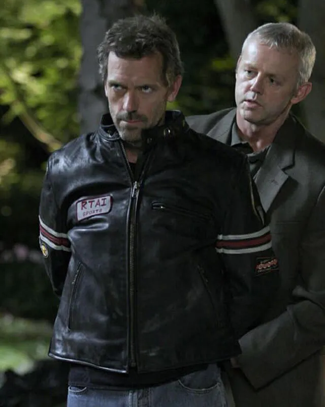 House M.D Black Leather Jacket