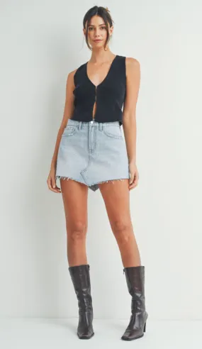 JK245n 90s Denim Mini Skirt