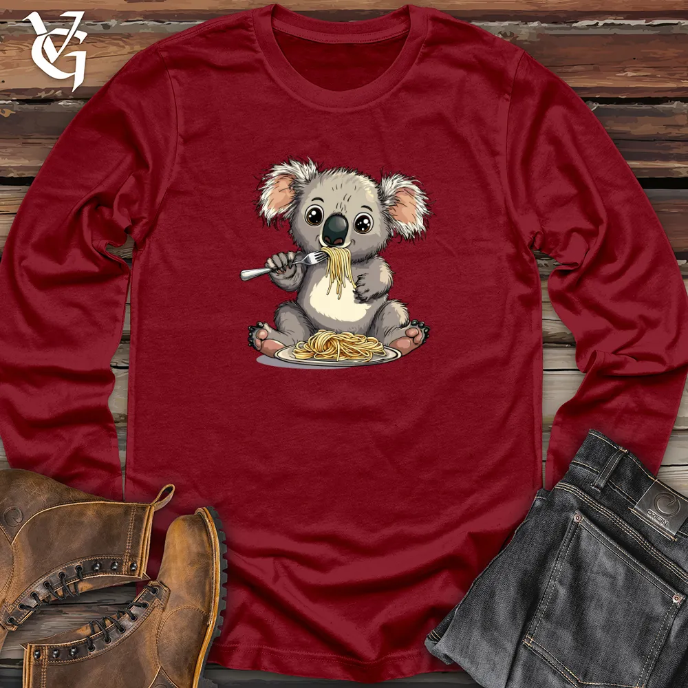 Koala Eating Pasta Long Sleeve