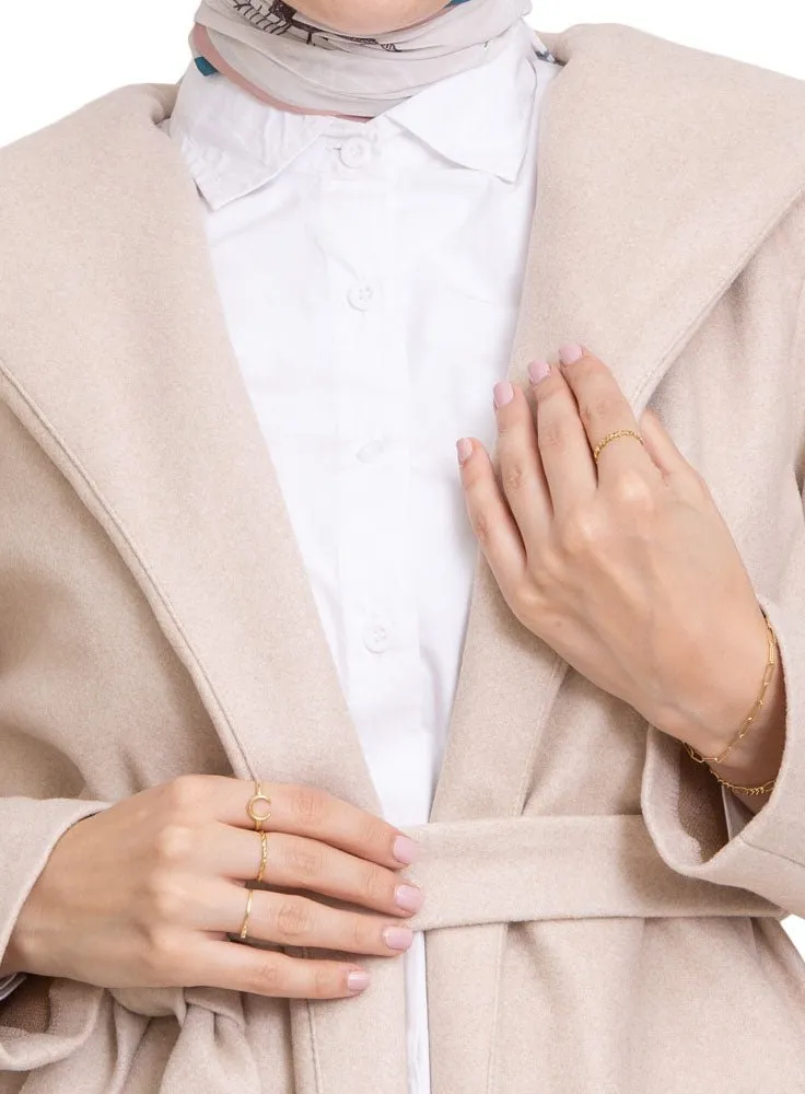 Latte Feather Jacket