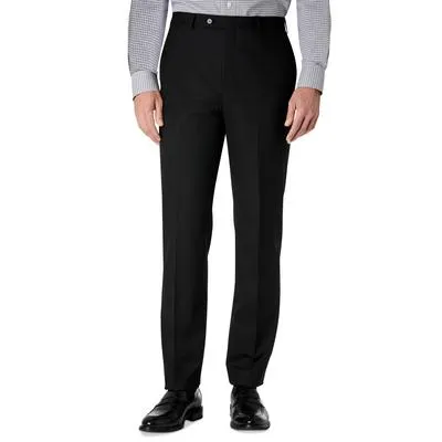Lauren Ralph Lauren Mens Classic fit Dress Pants 40 / 30 Black Solid Stretch