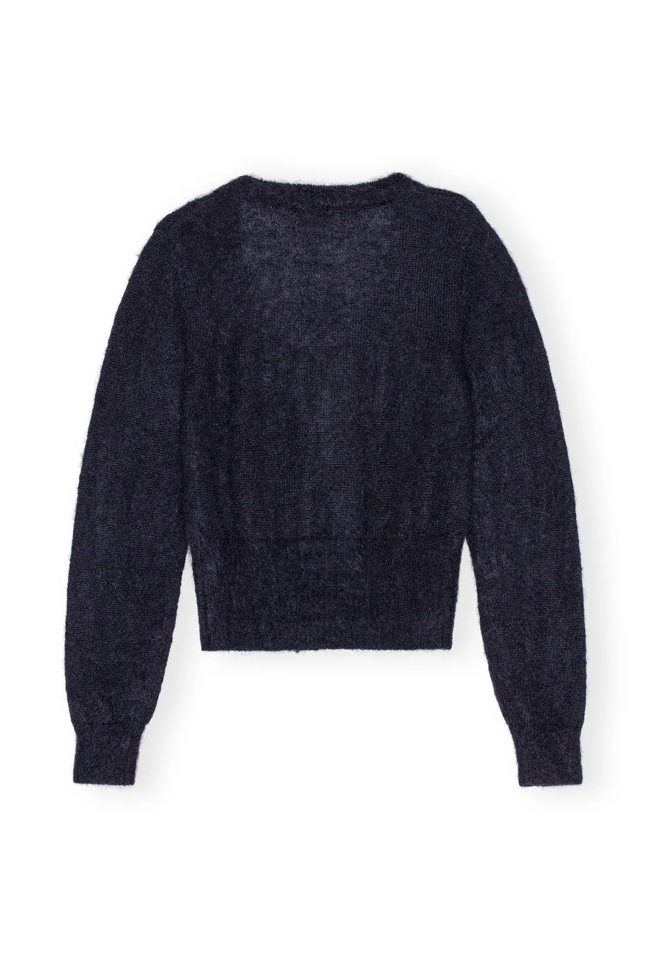 Light Mohair Tie String Cardigan - Sky Captain
