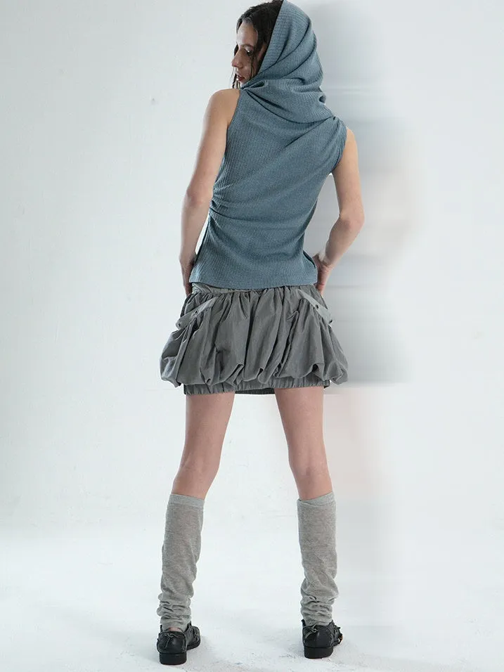 Low-waisted Fluffy Ballet Pumpkin Skirt
