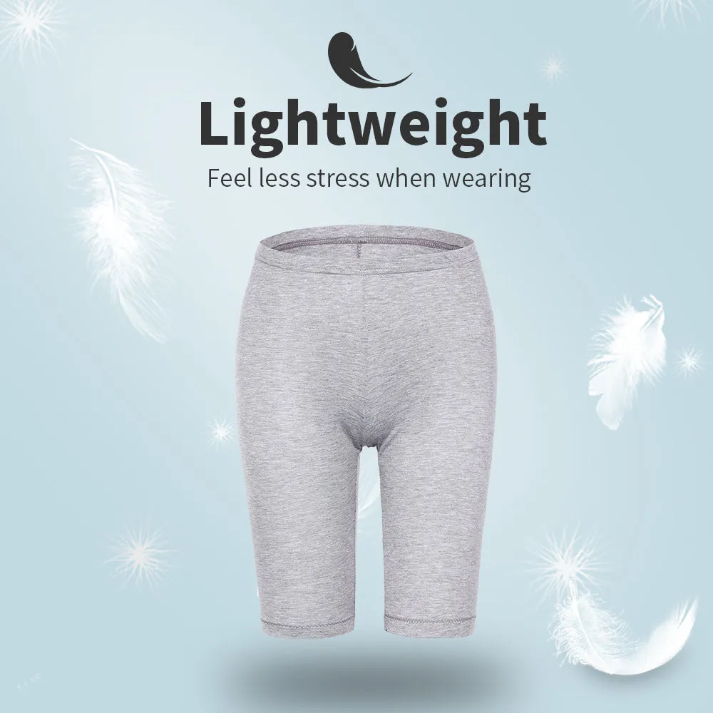 MANCYFIT Short Leggings for Women Slip Shorts Mid Thigh Legging Plus Size Undershorts Flat