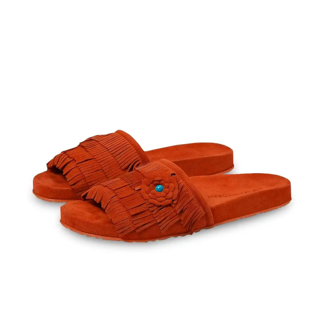 Manitobah - Women's Wasaga Fringed Slides (4061252)