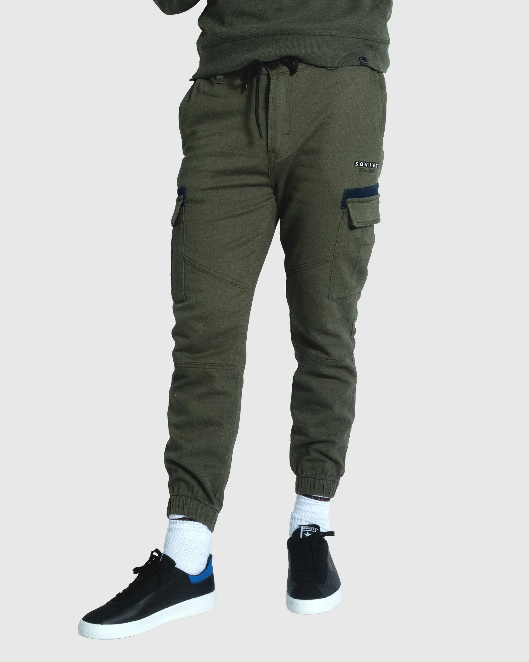 Mens Largo - Slim Leg Cargo Pants