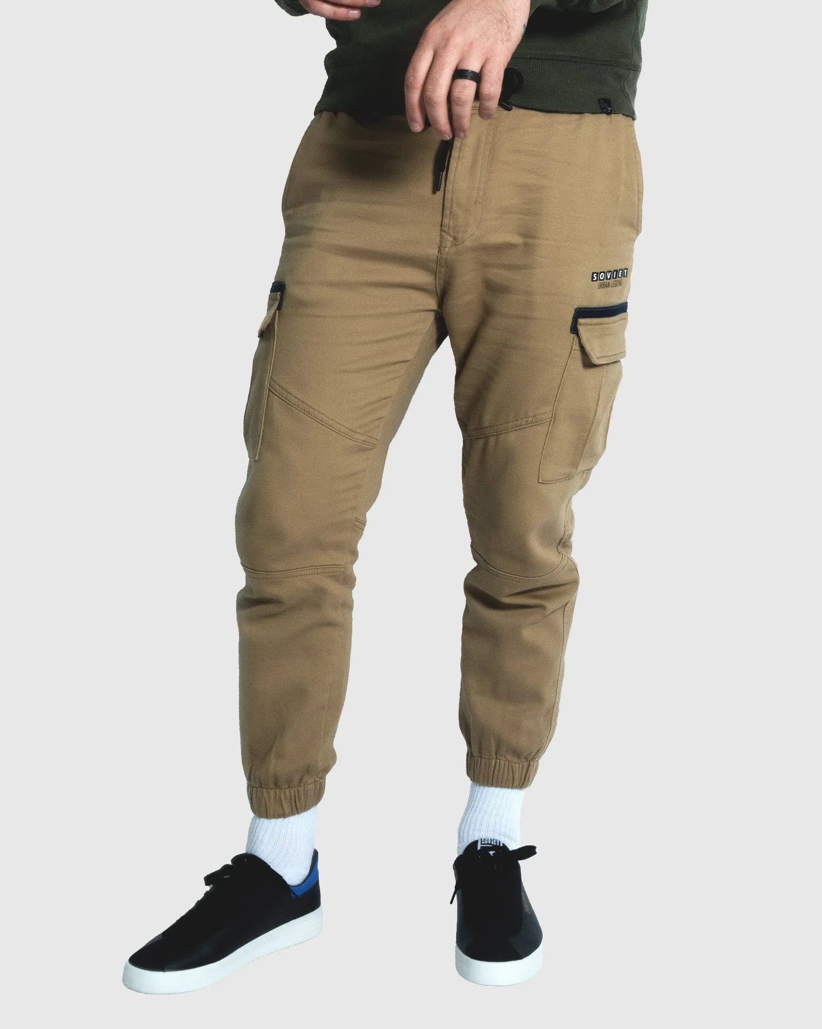 Mens Largo - Slim Leg Cargo Pants