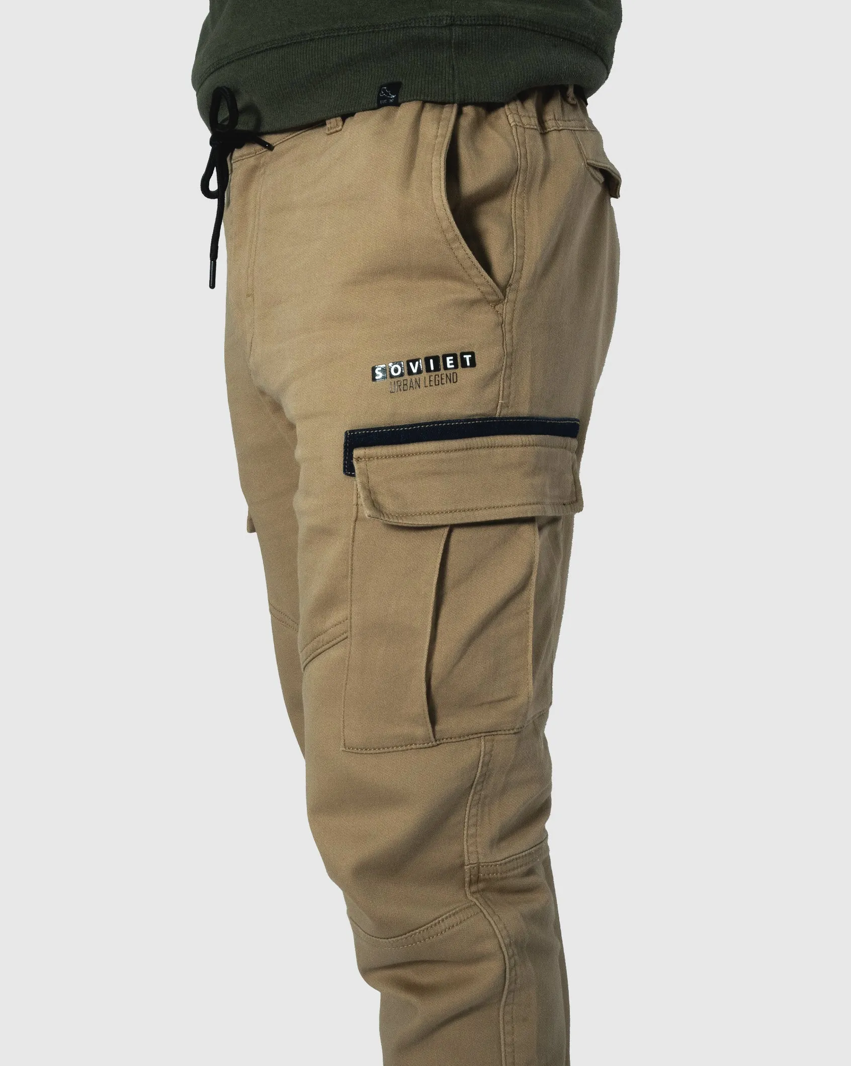 Mens Largo - Slim Leg Cargo Pants