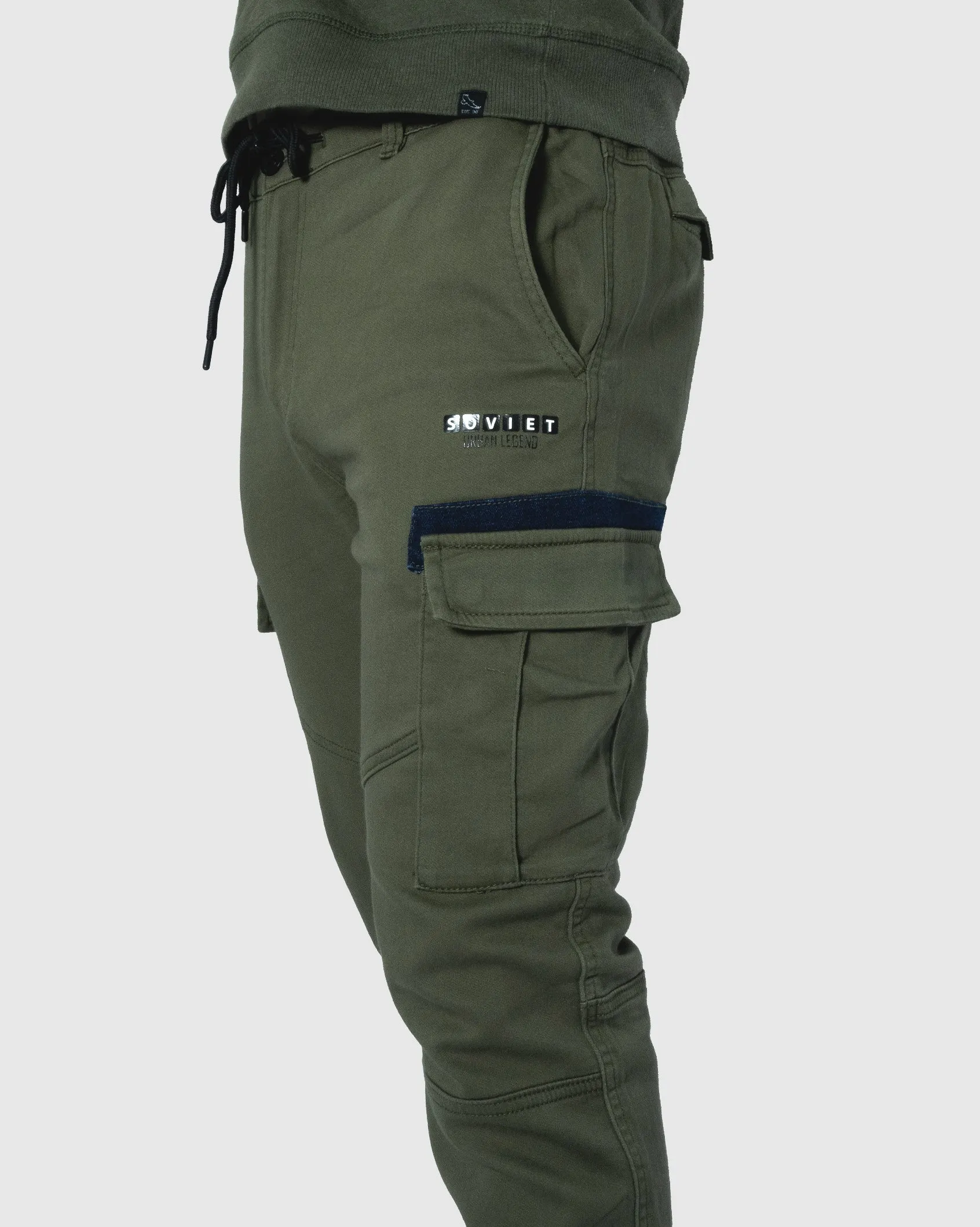 Mens Largo - Slim Leg Cargo Pants