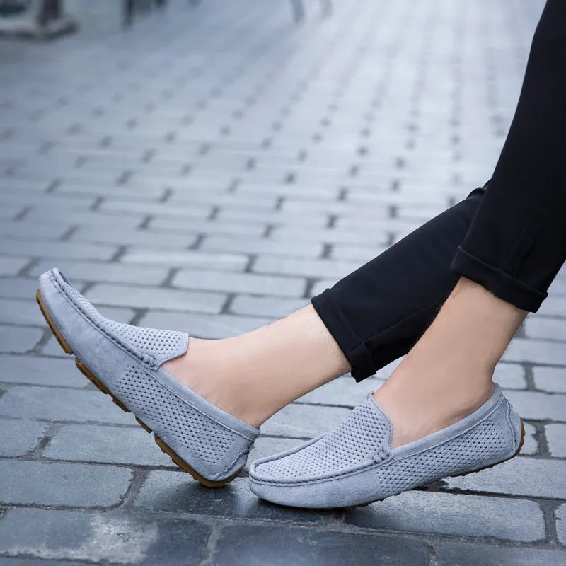 Men's Summer Genuine Leather Shoes | Casual Loafers