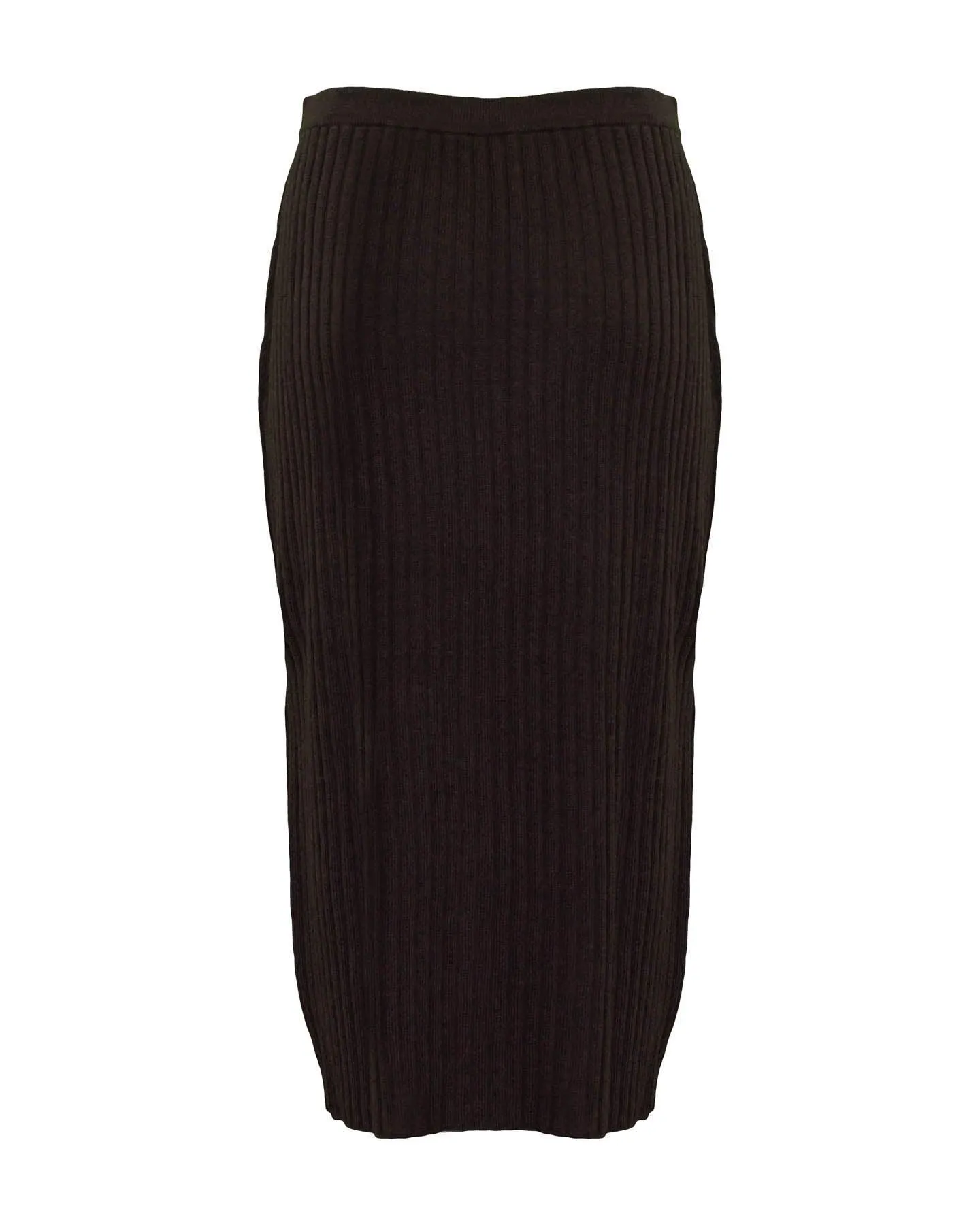Merino Wool Pencil Skirt