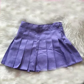 Purple Mini Tennis Skirt