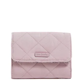 RFID Riley Compact Wallet - Hydrangea Pink
