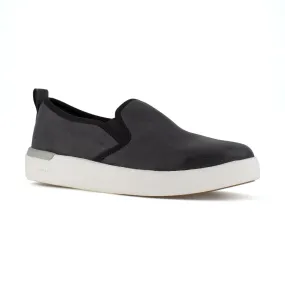 Rockport Classic Work Slip-on Women's Parissa Composite Toe Shoe's Rk643 In Black